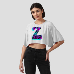 Yrich - Baju Sport Zumba Wanita Oversize Crop Top Model Lengan Pendek Terbaru Bahan Katun Premium Adem