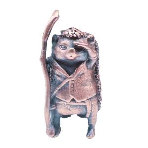 Vintage Hedgehog Shape Lanyard Beads Vintage Paracord Beads Brass Charm Beads Making Paracord Accessories Enduring