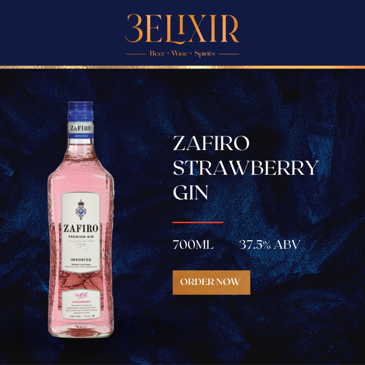 Zafiro Strawberry Gin 700ML | Lazada Singapore