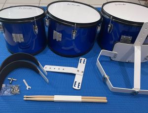 Trio Triple Marching Drums 10" 12" 13" La marcha