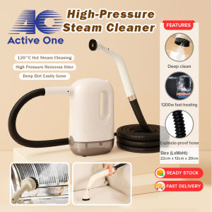 ACTIVEONE Handheld High Pressure Steam Cleaner Electric Portable Handheld Steamer Machine Home and Kitchen Deep Cleaning Of Grease and Dirt Mesin Pembersih Stim - Fulfilled by ACTIVEONE