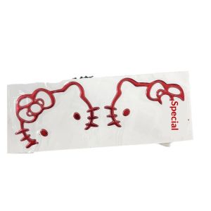 3D dễ thương Kitty đề can hoạt hình sticker cho xe hơi điện thoại máy tính xách tay xe điện-dính thiết kế
