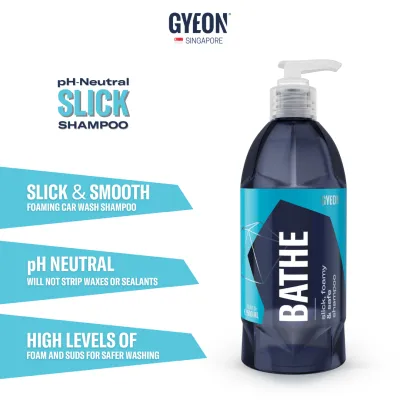 GYEON Q2M Bathe 500ML - High Quality pH Neutral Frequent Use Automotive Car Care Foamy Wash Shampoo
