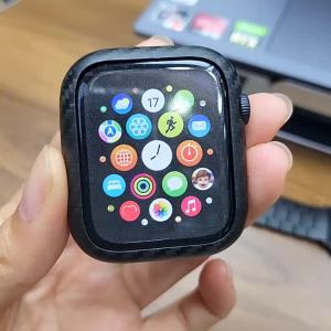 Applicable iWatch Series8 Watch Case S7 Ultra-Thin 6 Frosted S8 Carbon Fiber 49 Aramid Carbon Fiber 45