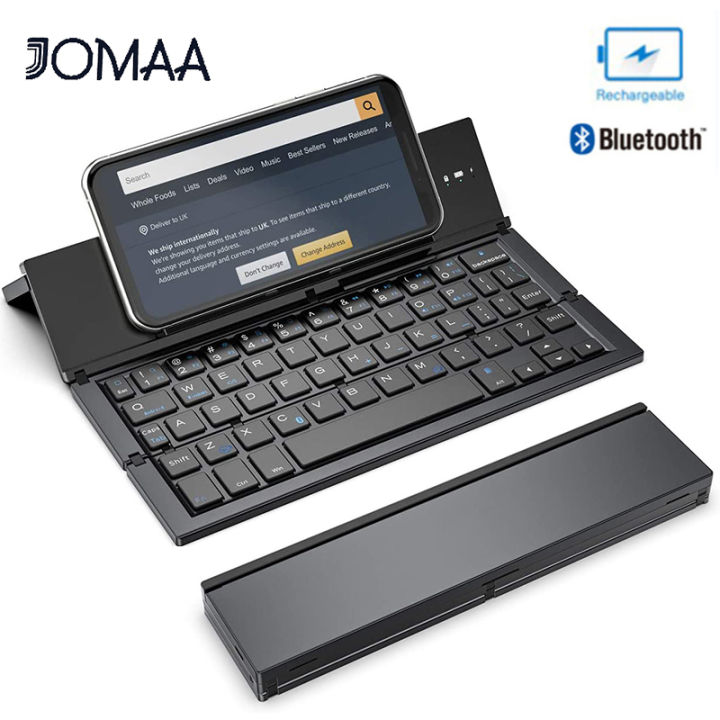 JOMAA Folding Bluetooth Keyboard Foldable Bluetooth wireless Keyboard