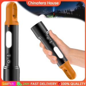 Lightweight Mini Flashlight with Focus Adjustment for Camping Hiking and Emergency Situations in Outdoor Settings