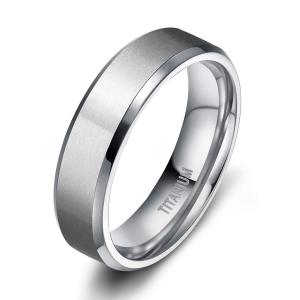 ZOESKY Titanium Rings 4MM 6MM Wedding Band Matte for Men Women Fashion Rings Size 3-15