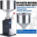 5-50ml manual filling machine Peanut butter paste filling machine Liquid paste filling machine Edible oil filling machine. 