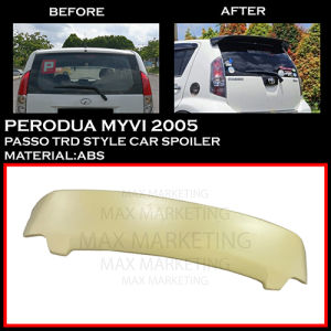 PERODUA MYVI 1st GEN 2005 PASSO TRD STYLE CAR SPOILER ABS SKIRT LIP BODYKIT