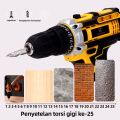 Tangan tanpa kabel/Mesin Bor Baterai Cas Komplit 21VF Bor Impact 10mm Mesin Bor Tangan Bor Listrik Mesin Bor 1 Baterai Cas Bor Listrik Bor Cas 2 Baterai/bor Cordless/bor Baterai Cas/bor Batre. 