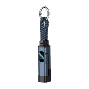TEWUB 65W 65W Keychain 4 in 1 with V/A/W Display Portable Fast Charging Cable Mobile Phone Data Cable Fast Charging PD Fast Charging Cable Laptop