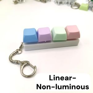 Homepeasl® Mini 26 Button Keyboard Fidget Toy Stress Relief Keyboard Keychain Finger Fidget Keychain Gift