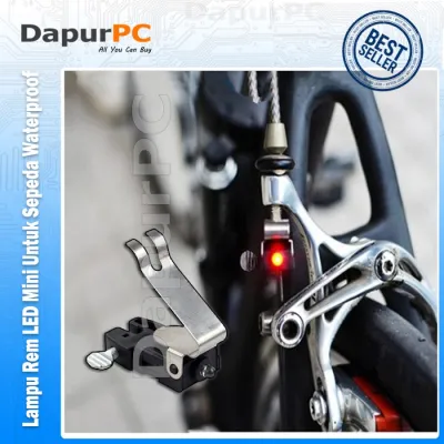 Lampu Rem LED Mini Untuk Sepeda Waterproof