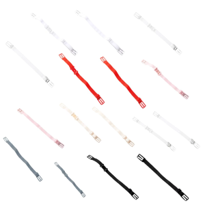 6 Pieces Nonslip Bra Strap Holders Elastic Adjustable Strap Clips for Reliable Support In Daily Wear or Sports Activity