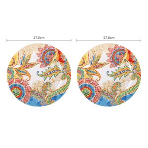 Omk Thổ Nhĩ Kỳ Phong Cách Bohemian underglaze Bộ đồ ăn bằng gốm Bộ đĩa ăn tối