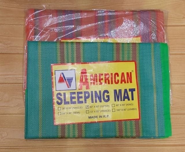 Sleeping Mat or Banig ( size SUPER ) 60 inches × 80 inches American