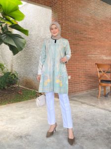 TUNIK Batik Terbaru Motif Soft Kekinian Casual Modern Best Top Seller / COD BAYAR DITEMPAT / pakaian wanita / Batik kantor / Batik Soft / batik Primis / Seragam Batik wanita / Gratis ongkir / Diskon / Motif salur / Recomended /Bahan berkualitas/Murah 2024