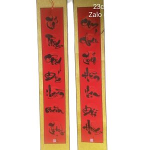 Câu đối tổ tiên. Câu đối thư pháp. Quà tết .Tranh trang trí. Câu đối tết.