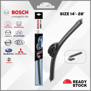 Bosch Aerotwin Windshield Wiper Blade (U-Hook) | Premium Car Wiper for Asian Car