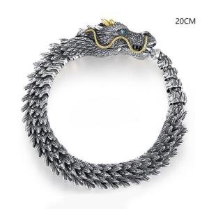 20Cm Chinese Style Dragon Bracelet Dragon Head Bracelet Dragon Bangle Domineering Retro