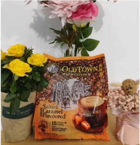 [NEW PACKAGING] OldTown White Coffee 3in1 Salted Caramel 15 sachets per pack from MALAYSIA