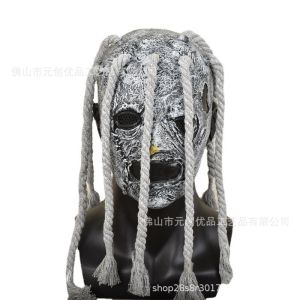 Halloween Horror Mask Latex Half Face Funny Party Masquerade Props Movie Live Knots Band Mask