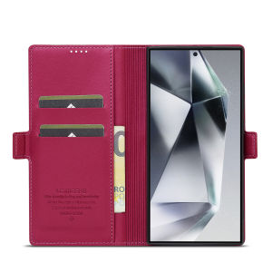 LC.imeeke SAMSUNG Galaxy S26+ 5G SM-S946B L1 Magnetic Wallet Card Slot Folio Leather Phone Cover Case