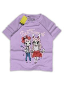 BAJU DISTRO ANAK perempuan princess ( BAYAR COD ) TERPOPULER kartun BESTFREND UNGU ABADIGROSIR