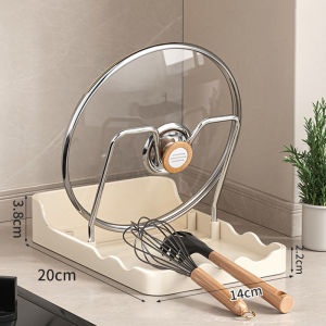 Kitchen Vegetable Board Placement Rack Pot Lid Rack Spoon Shovel Pot Lid Holder Multifunctional Household Drain Storage Rack