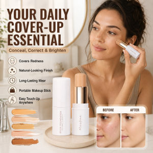 Concealer Stick Longwear Foundation Stick For All Skin Types Smooth Finish Portable Makeup/Perfect For Daily Use Lightweight Texture