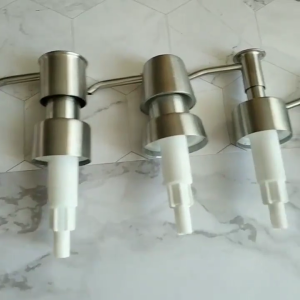 Phổ thép không gỉ Dispenser Head Electroplated Brushed vòi phun thay thế cho phòng tắm và nhà bếp chất lỏng xà phòng