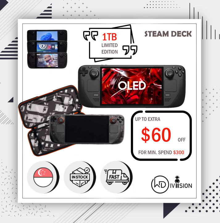 2TB / 1TB OLED Valve Steam Deck - 1TB Limited Edition ( DUALBOOT