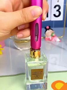 5ML Portable Mini Refillable Perfume Bottle with Spray Scent Pump Empty Cosmetic Containers Atomizer