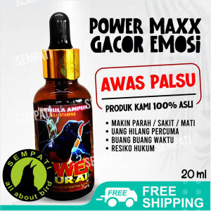 SEMPATI Power Murai Bmw Vitamin Obat Gacor Penggacor Burung Murai Batu Suplemen Doping Booster Multivitamin Nutrisi Obat Lomba Burung Kicau