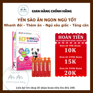 Siro ngủ ngon ENZIMOKID NCP Giúp bé ngủ sâu giấc tăng cường hấp thụ giúp bé khoẻ mạnh ít ốm hơn - Hộp 20 ống