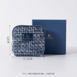 💝Hot Sale💝Small Fragrance Portable Mini Jewelry Bag Portable Mini Jewelry Travel Organizer Bag With Multi Layers Small Luxury Style Storage Pouch For Rings Bracelets And Necklaces Girls Gift Case Travel Jewelry Case