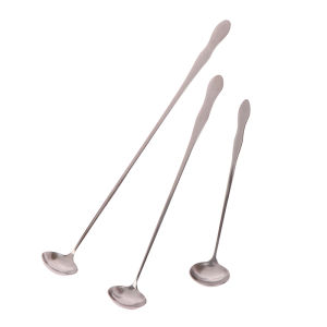 Ginca 1Pc Stainless Steel Long Handle Stir Spoon Ice Cream Dessert Scoop Flatware