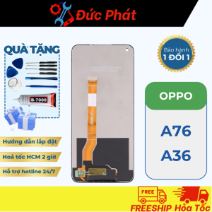 Màn Hình THAY THẾ OPPO A76 / A36 (Tặng kèm keo dán bộ sửa)