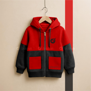Sweater Hoodie Jaket Zipper Resleting Anak laki laki perempuan LBUBU Usia 2th-12 tahun bahan lembut