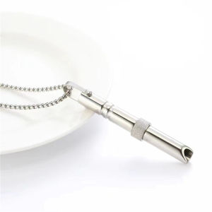 Whistle Breathlace Necklace For Quit Smoking Stress Relief Breathing Mindful Breathing Necklace