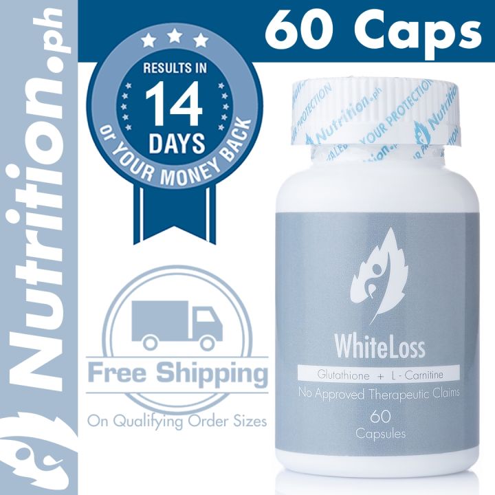 Nutrition.ph™ WhiteLoss™ L-Carnitine + Glutathione Capsules (60 Caps) Weight  Loss Skin Whitening Nutriwhite Money Back Guarantee 14 Days Premium Quality  Nutriwhite Capsules - Lazada