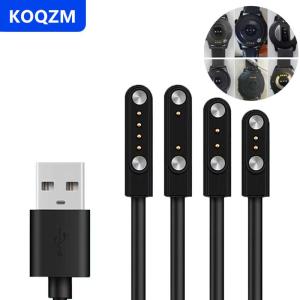 [COD] KOQZM Phổ Thông Minh Đồng Hồ Sạc Dây Từ Sạc Cáp 2 Pin 4 Pin USB Sạc Cho Đồng Hồ Thông Minh 7.62Mm 2.54Mm 4Mm Sạc Cáp