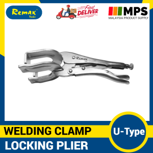 Remax 11inch Multi-functional U Type Welding Vise Grip Locking Plier Welding Quick Fixing Locking U Clamp Plier