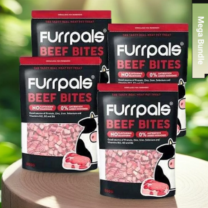 Furrpals Beef Bites – 500g High-Quality Pet Treats for Dogs & Cats