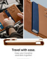 SPIGEN Passport Holder / Passport Cover with RFID Blocking Technology, SIM Card Pin Included / Passport Wallet / Travel Documents Organizer. 