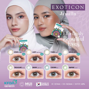 KACAMATA MEDAN-Softlens X2 JAMILLA by EXOTICON 14.5 MM NORMAL-Murah