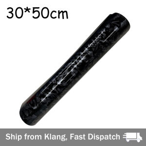 PET Forged Carbon Fiber Sticker/Color Change Car Film/Waterproof Self-Adhesive Vinyl/Dashboard Interior Wrap Film
