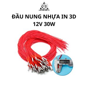 Đầu nung nhựa in 3D 12V-30W 24V-40W J-head dành cho máy in 3D