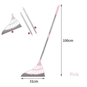 Magic Broom🔥Ready Stock🔥House Cleaning Wet and Dry Multipurpose Floor Sweeper Window Wiper Penyapu Lantai 魔术扫把