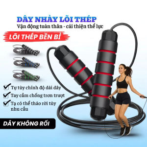 Dây nhảy thể dục lõi thép 2.7m chống trượt điều chỉnh độ dài